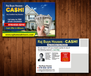 Diseño de Postal por Designers Hub para NY Home Advisors | Diseño: #8215934