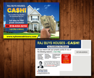 Diseño de Postal por Designers Hub para NY Home Advisors | Diseño: #8392993