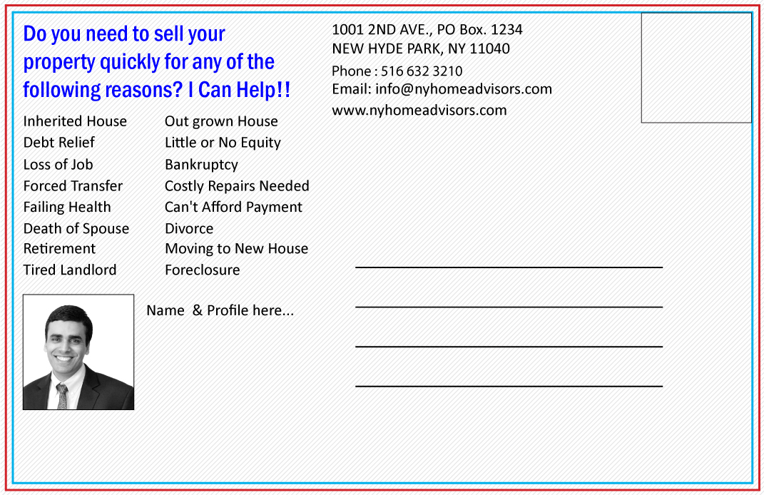 Diseño de Postal por Parul para NY Home Advisors | Diseño #8414440
