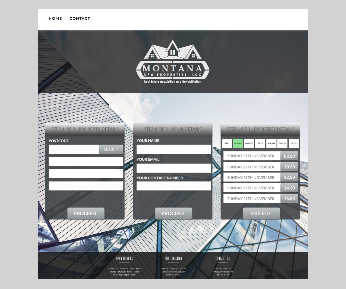 Web Design by mike edan for Blumoo Bookings | Design #8173835