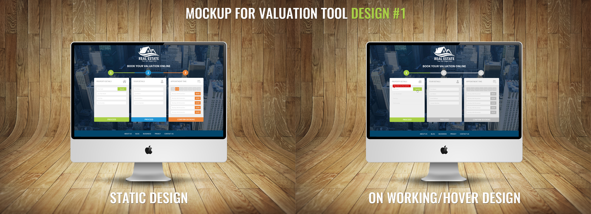 Web Design by JustACreative1 for Blumoo Bookings | Design #8390445