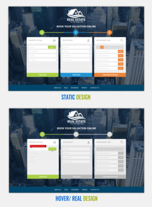 Web Design by JustACreative1 for Blumoo Bookings | Design: #8392974