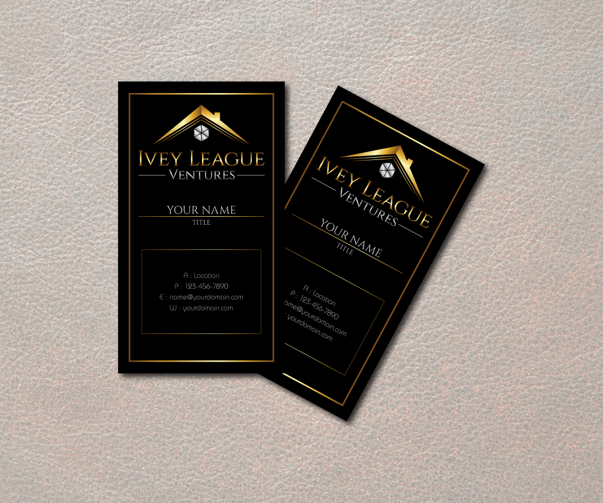 Business Card Design by M.Pirs for Ivey League Ventures | Design #8170709
