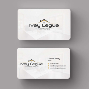 Business Card Design by INDIAN_Ashok for Ivey League Ventures | Design: #8207640