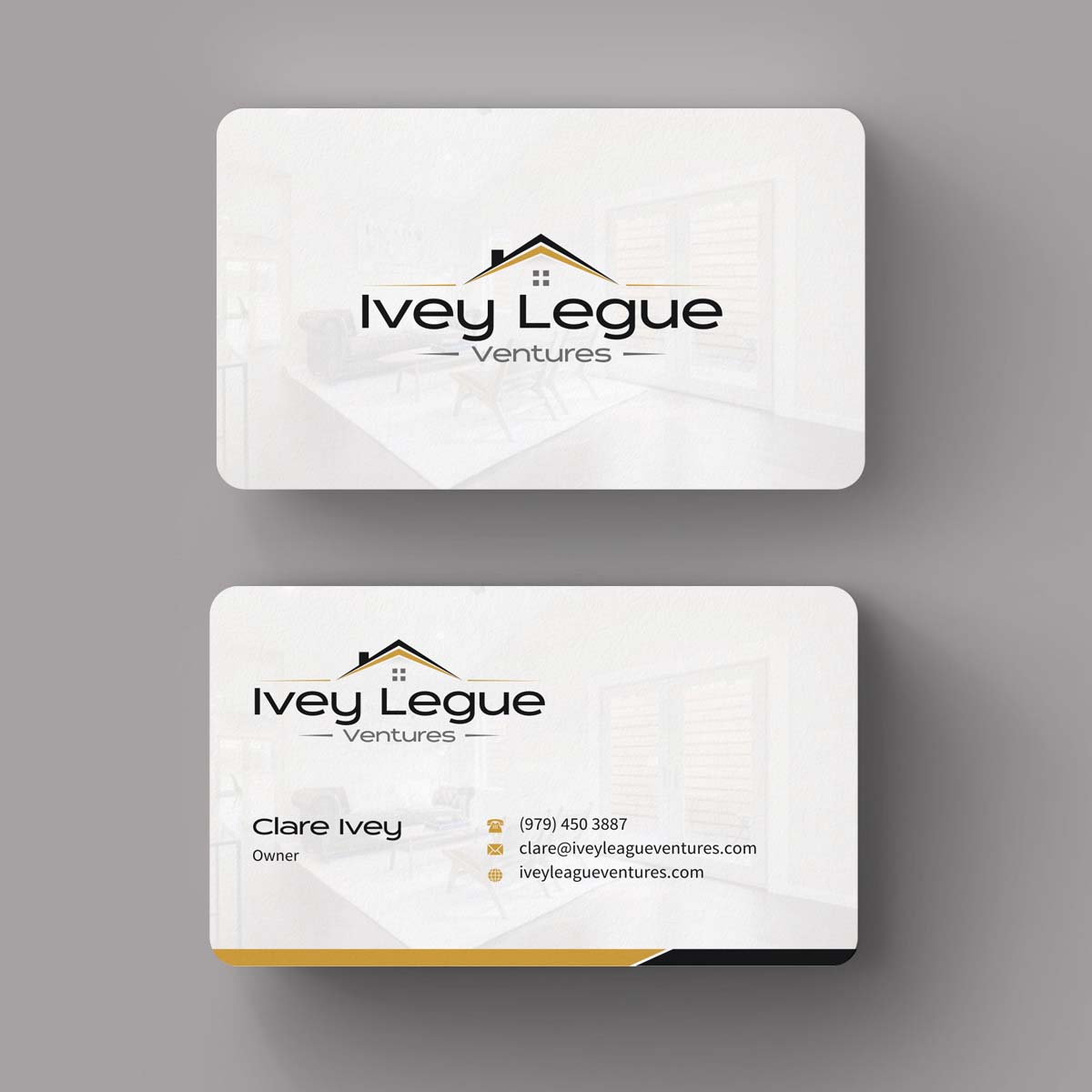 Diseño de Tarjeta de Presentación por INDIAN_Ashok para Ivey League Ventures | Diseño #8207642