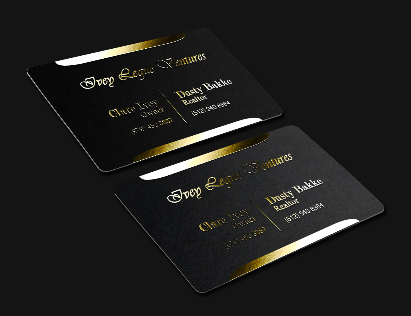 Business Card Design by Lanka Ama for Ivey League Ventures | Design #8169858