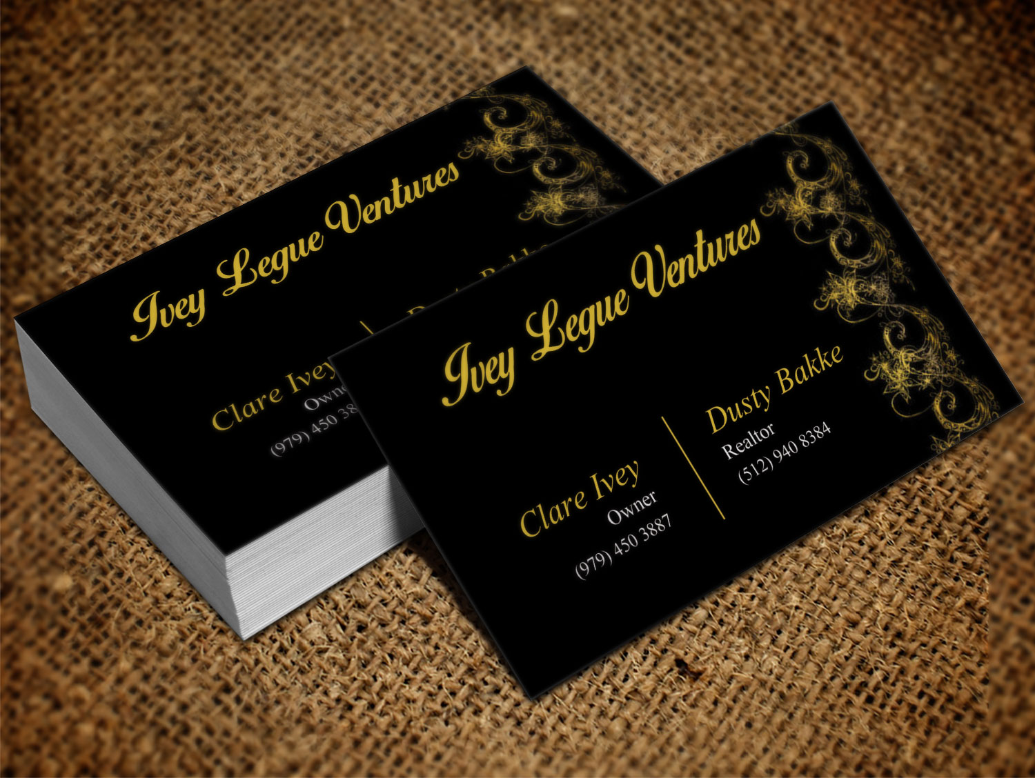 Business Card Design by Lanka Ama for Ivey League Ventures | Design #8169874