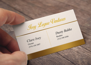Business Card Design by Lanka Ama for Ivey League Ventures | Design: #8169877