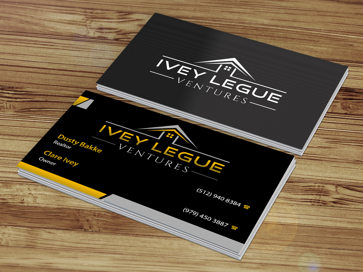 Business Card Design by Creations Box 2015 for Ivey League Ventures | Design #8214919