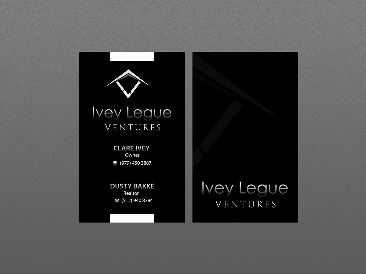 Visitenkarten-Design von Creations Box 2015 für Ivey League Ventures | Design #8214930