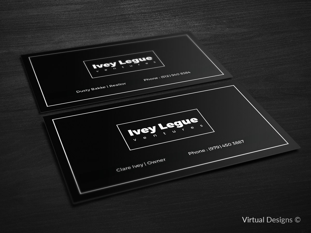 Business Card Design by SyncFuse™ Solutions for Ivey League Ventures | Design #8173086
