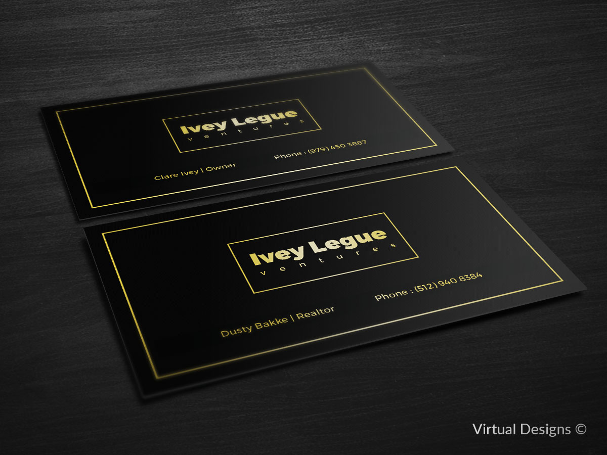 Business Card Design by SyncFuse™ Solutions for Ivey League Ventures | Design #8173842