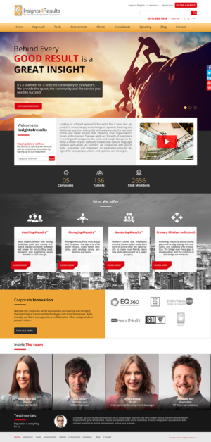 Web-Design von Arindam für Insights4Results.com | Design: #8447194