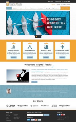 Diseño Web por SONA para Insights4Results.com | Diseño #8453565