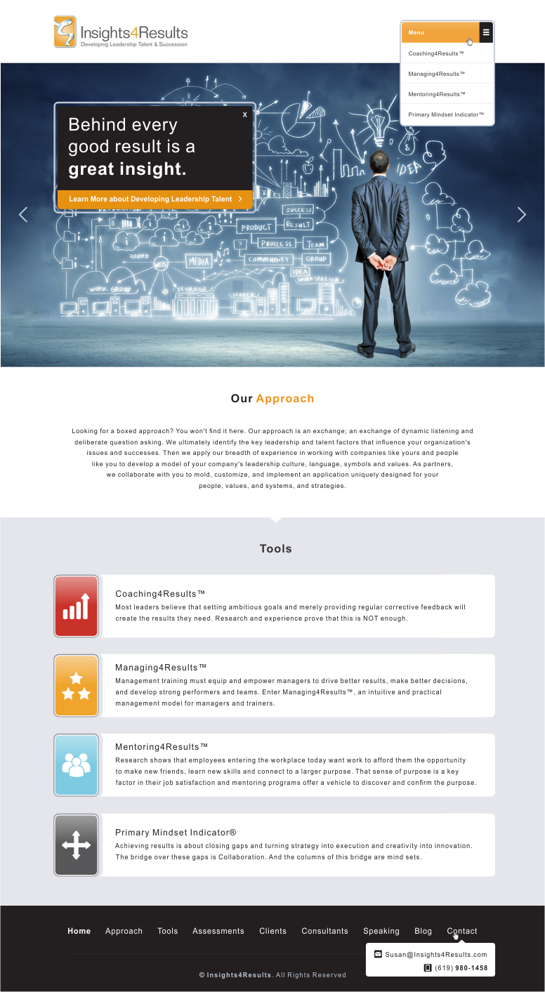 Web-Design von dsign für Insights4Results.com | Design #8500741