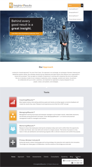 Diseño Web por dsign para Insights4Results.com | Diseño #8500741