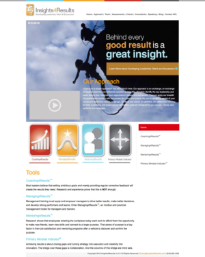 Web-Design von pb für Insights4Results.com | Design: #8453824
