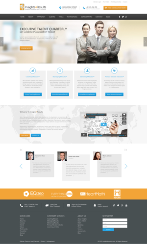 Web-Design von JustACreative1 für Insights4Results.com | Design: #8494719