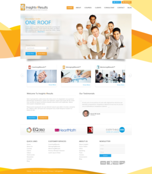 Web-Design von JustACreative1 für Insights4Results.com | Design: #8518850