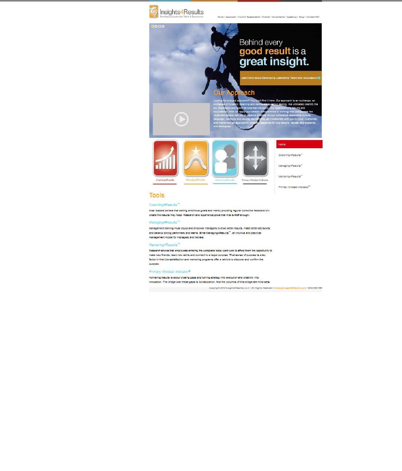 Web-Design von 5StarDesigners für Insights4Results.com | Design: #8493329
