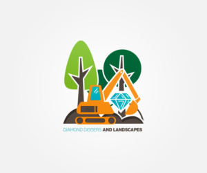 Logo Design by MB for Diamond Diggers and Landscapes | Design: #8209175