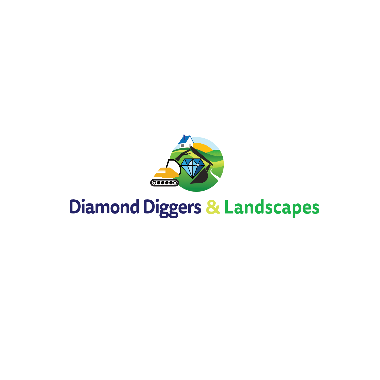 Design de Logo par Akhter Rasool pour Diamond Diggers and Landscapes | Design #8215073