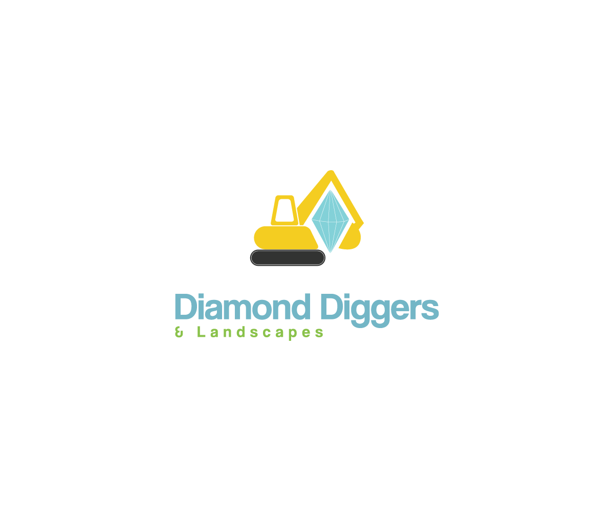 Logo Design by Vortex for Diamond Diggers and Landscapes | Design #8170385