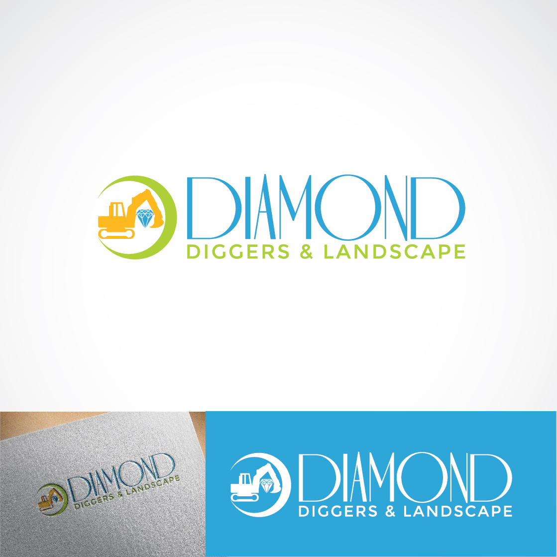 Logo Design by mindscape for Diamond Diggers and Landscapes | Design #8210933