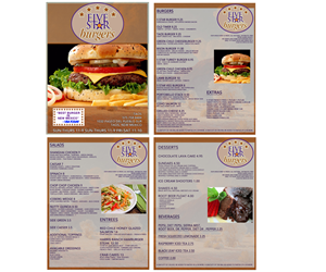 Menu Design by World Webscapes