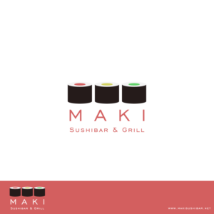 Logo Design by Carletto for Maki Sushi Bar & Grill | Design: #8171103
