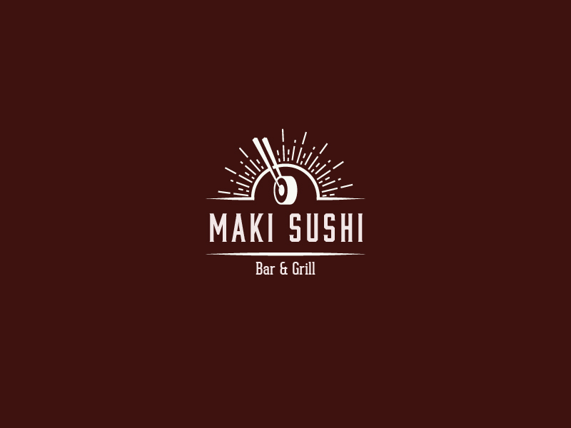 Logo Design by Design Tower for Maki Sushi Bar & Grill | Design #8385898