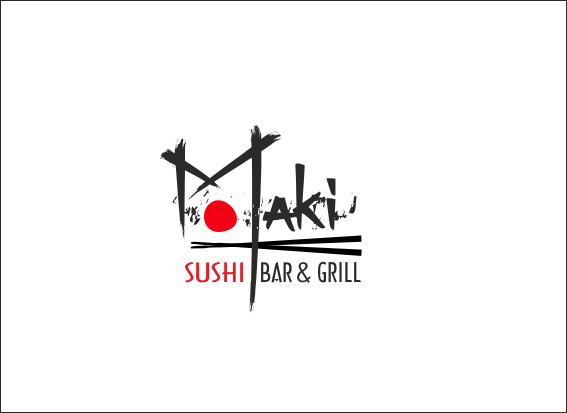 Logo Design by ciolena for Maki Sushi Bar & Grill | Design #8389769