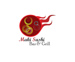 Logo Design by Bhairav for Maki Sushi Bar & Grill | Design: #8397354