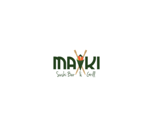 Maki Sushi Bar & Grill | Logo Design by Dzains