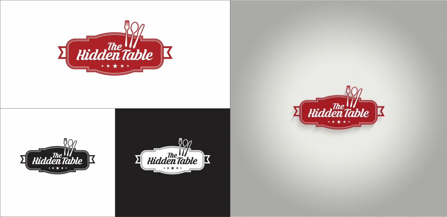 Logo Design by DG for The Hidden Table | Design #9344842
