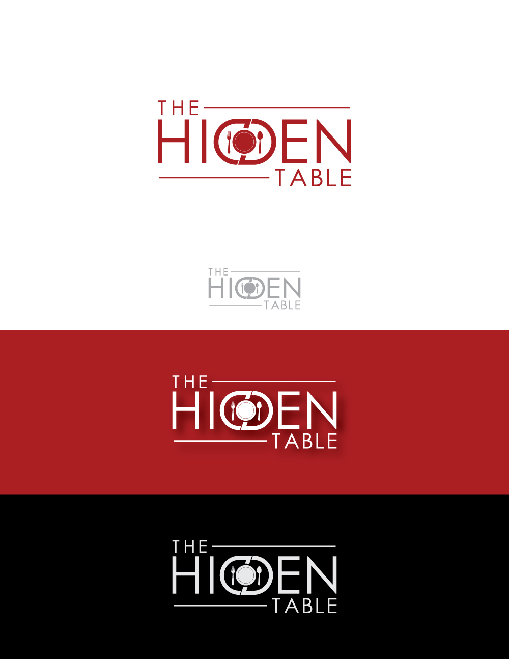 Logo-Design von Creative Ants für The Hidden Table | Design #9339472