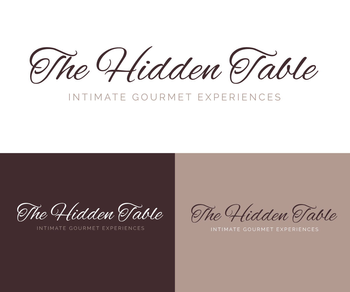 Logo Design by zoeorange for The Hidden Table | Design #9383884