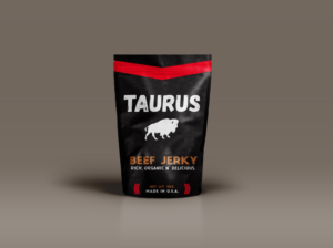Minimalist, Flat(Matte) design for a Beef Jerky packaging company. No bullshit company looking for a | Packaging Design by treh5