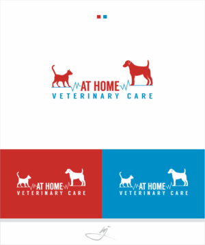 Diseño de Logo por Mimi &amp; Max para At Home Veterinary Care | Diseño: #8449474