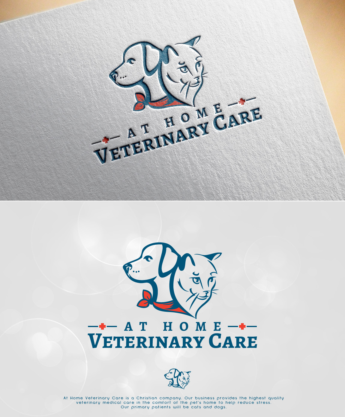 Diseño de Logo por OlgiCh para At Home Veterinary Care | Diseño #8427493