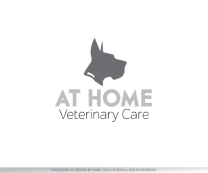 Diseño de Logo por isabel.paoli para At Home Veterinary Care | Diseño: #8435003