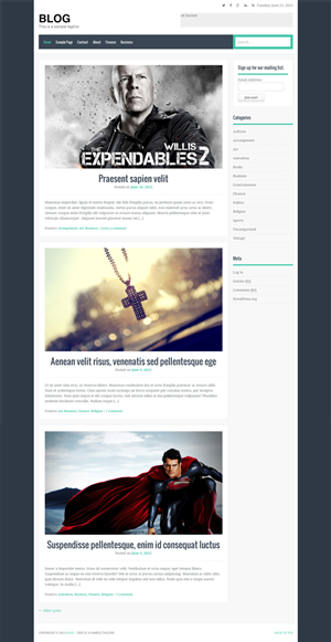 Wordpress Design by Jinson