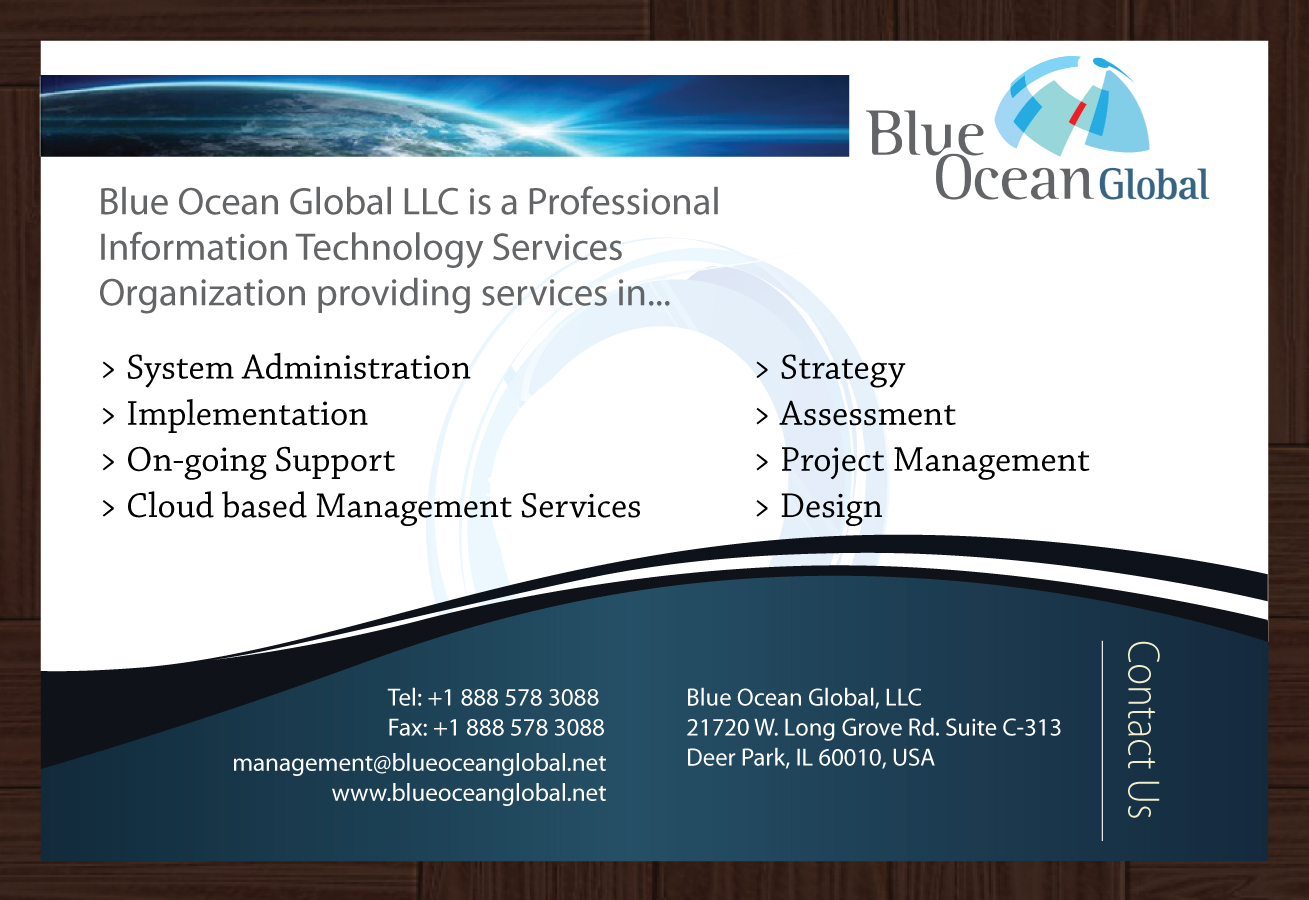 Werbe-Design von Sbss für Blue Ocean Global LLC | Design #1988206