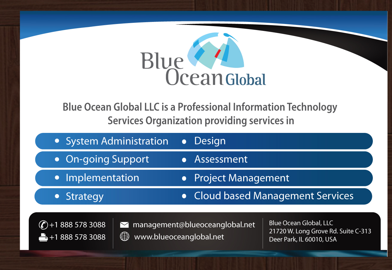 Werbe-Design von Sbss für Blue Ocean Global LLC | Design #1988215