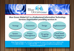 Blue Ocean Global 1/2 Page Color Print Ad | Design Publicitaire par Sbss