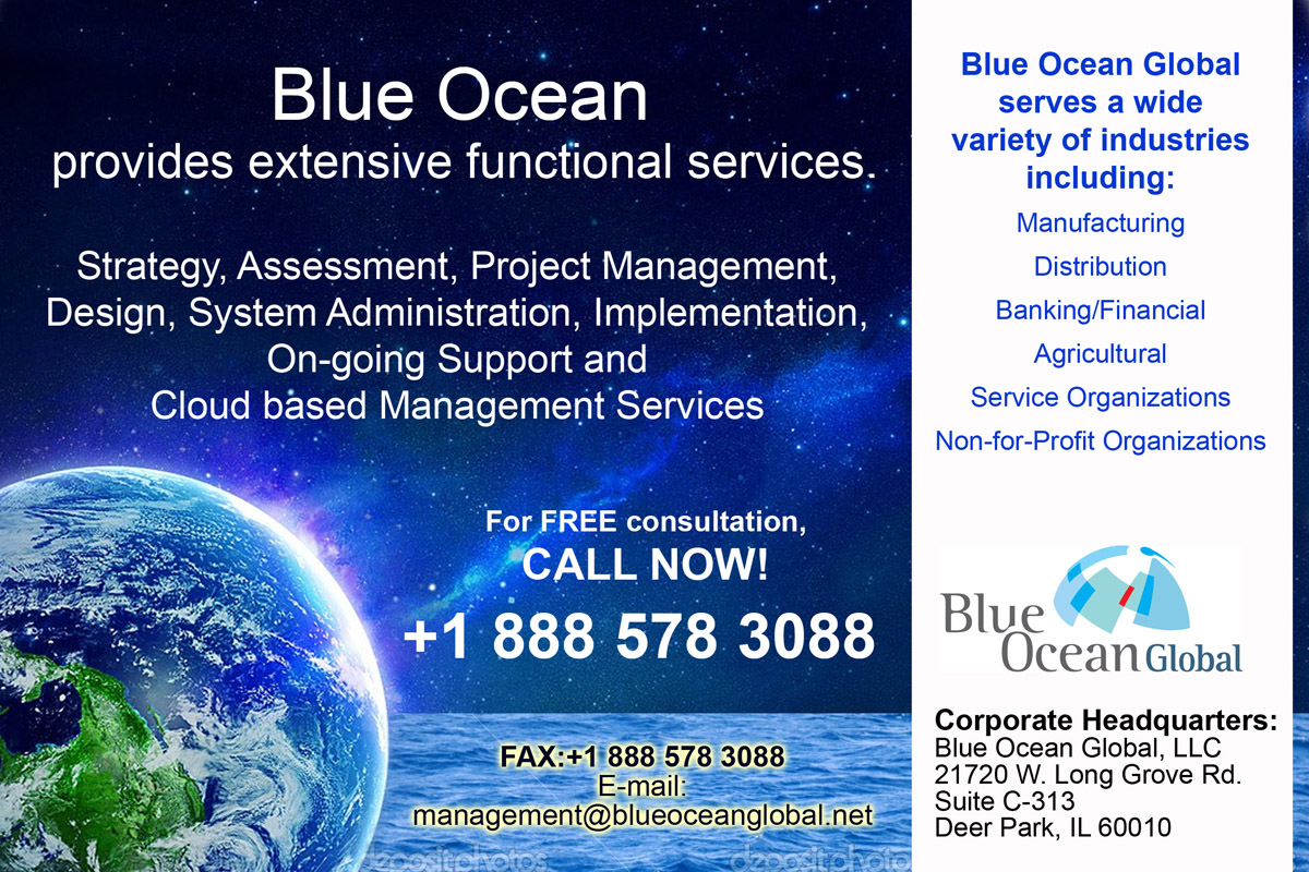 Advertisement Design by noelopan1955 for Blue Ocean Global LLC | Design #1965757