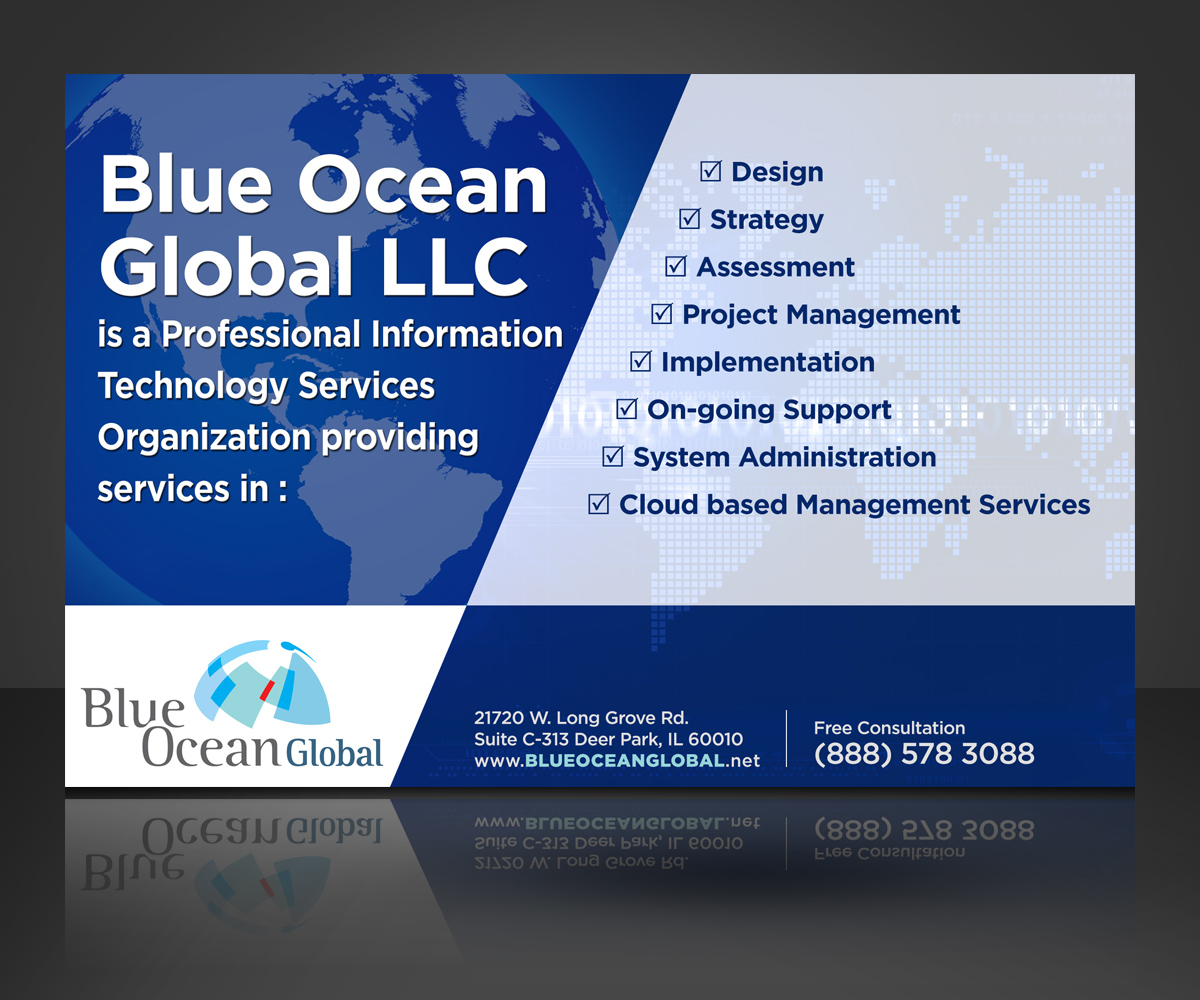 Advertisement Design by jgeoinbox for Blue Ocean Global LLC | Design #1981384