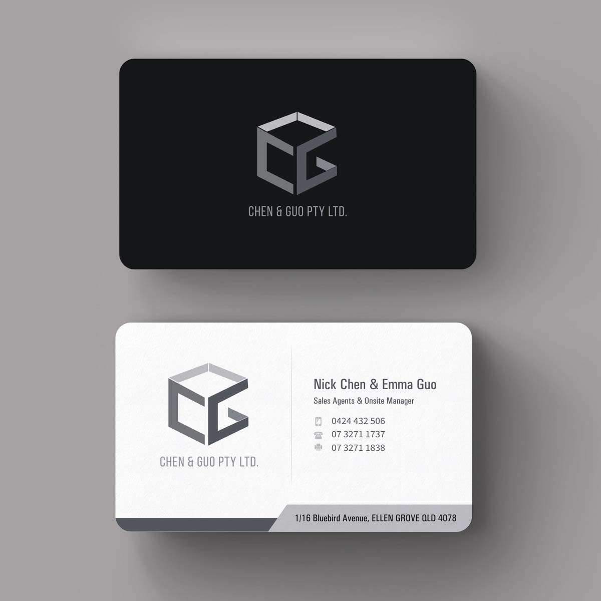 Business Card Design by INDIAN_Ashok for Chen & Guo Pty Ltd | Design #8209863