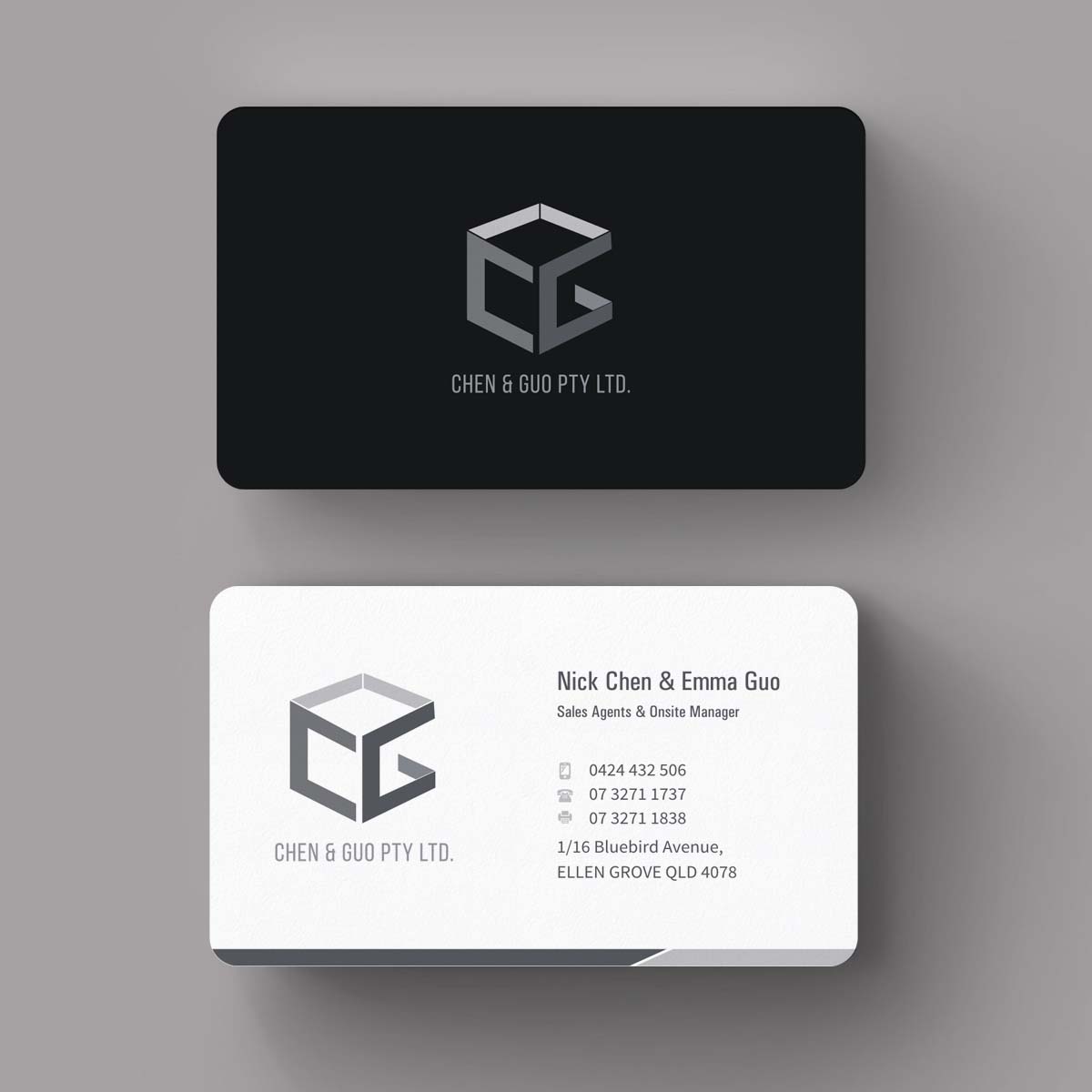 Business Card Design by INDIAN_Ashok for Chen & Guo Pty Ltd | Design #8209882