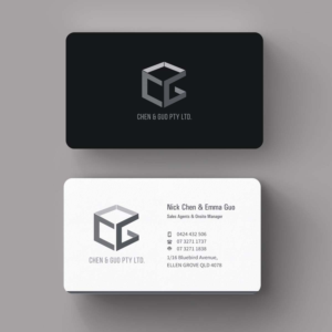 Business Card Design by INDIAN_Ashok for Chen & Guo Pty Ltd | Design: #8209884